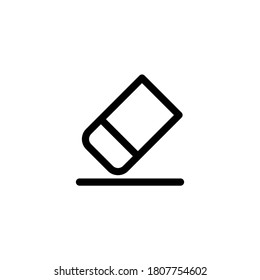 Illustration Vector graphic of  eraser icon