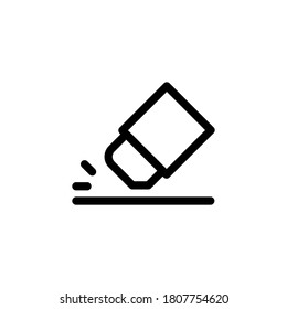 Illustration Vector graphic of  eraser icon