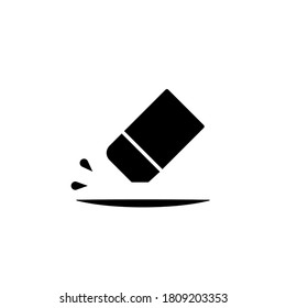 Illustration Vector graphic of eraser icon