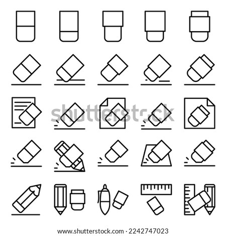 Illustration Vector Graphic of Eraser icon