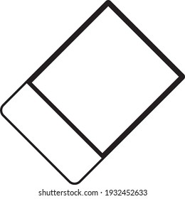 Illustration vector graphic of eraser. Suitable for lesson icons, posters, drawing, and more