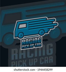 illustration vector graphic of esport logo car racing speed
