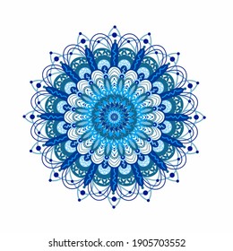 illustration vector graphic of ethnic mandala vector art - seamless pattern, with hand drawn floral doodle shape ornament in bright colors. fit for covers, fabric and ceramic motifs, print on clothes.