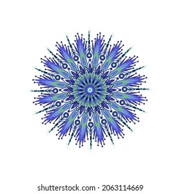 illustration vector graphic of ethnic mandala vector art - seamless pattern, with hand drawn floral doodle shape ornament in bright colors. fit for covers, fabric and ceramic motifs, print on clothes.