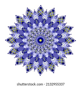 ilustración vectorial gráfico de arte vectorial de mandala étnica - patrón sin fisuras, con forma de doodle floral dibujada a mano adornado en colores brillantes. apto para cubiertas, tejidos y motivos de cerámica, impreso en ropa.