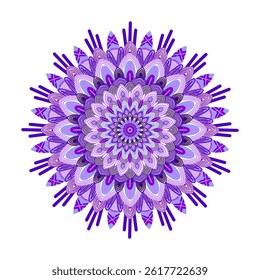 illustration vector graphic of ethnic mandala vector art - seamless pattern, with hand drawn floral doodle shape ornament in bright colors. fit for covers, fabric and ceramic motifs, print on clothes.