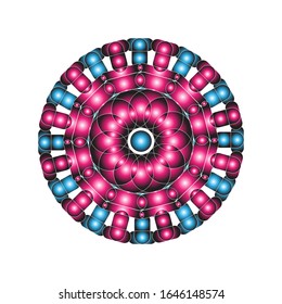 
illustration vector graphic of Vector Ethnic Oriental Circle Ornament. fit for logo, icon, symbol, etc
