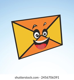 Illustration vector graphic of excotic cartoon Envelope logo