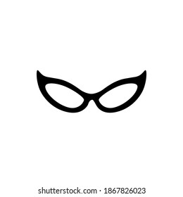 Vektorgrafik der Illustration von Brillen Symbol. Konzept flach Design. Perfekt für Poster, Banner, Web, Symbol, Karte, Vorlage, Coverbook, Cartoon, etc.