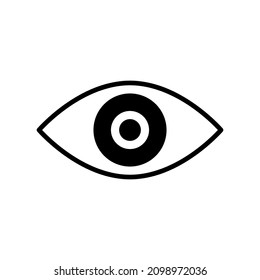 Icono de Ilustración del vector gráfico del ojo