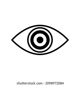Illustration Vector Graphic of Eye icon