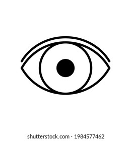 Illustration Vektorgrafik des Auges, können Sie als Symbol oder Ihre Website, App, Poster, Logo, etc. verwenden.