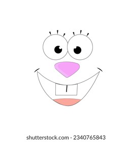 illustration vector graphic of Eyes in a cartoon 