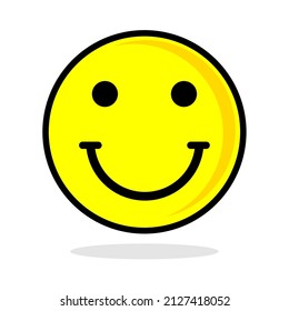 Icono de imagen vectorial de la expresión facial