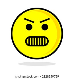 Illustration Vector Graphic of Facial Expression Icon.