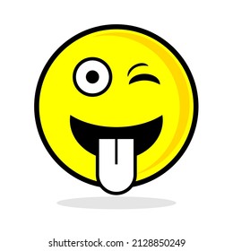 Icono de imagen vectorial de la expresión facial