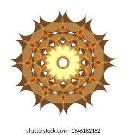 
illustration vector graphic of Fantasy round pattern. Circular ornament design element. fit for logo, icon, symbol, etc