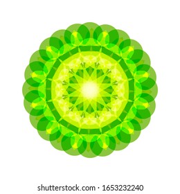 illustration vector graphic of Fantasy round pattern. Circular ornament design element.  fit for logo, icon or symbol, etc