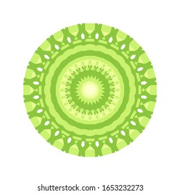 illustration vector graphic of Fantasy round pattern. Circular ornament design element.  fit for logo, icon or symbol, etc