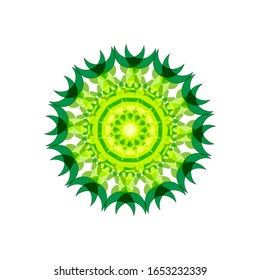 illustration vector graphic of Fantasy round pattern. Circular ornament design element.  fit for logo, icon or symbol, etc