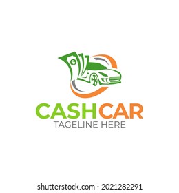 Ilustración vectorial gráfico de dinero en efectivo rápido para la plantilla de diseño del logotipo de negocios profesional de finanzas