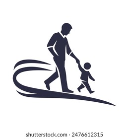 Illustration vector graphic of father's day logo
