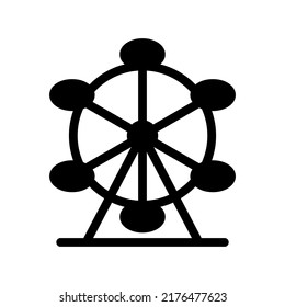 Illustration Vector Graphic of Ferris Wheel icon 