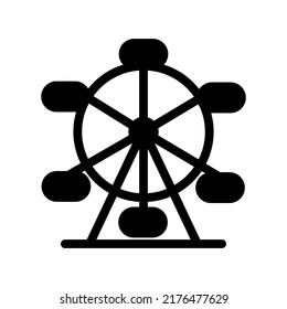 Illustration Vector Graphic of Ferris Wheel icon 