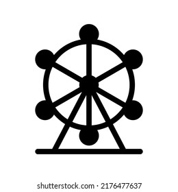 Illustration Vector Graphic of Ferris Wheel icon 