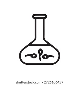 Ilustración Vector gráfico de equipo de prueba de fertilidad