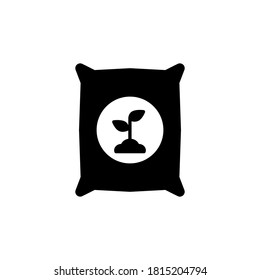 Illustration Vector graphic of fertilizer icon. Fit for gardening, soil, farmer, plant etc.