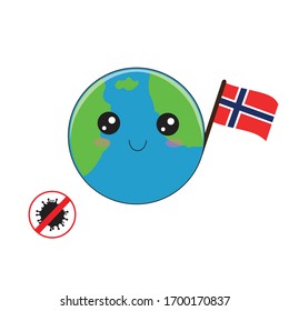 Illustration vector graphic of fight corona virus 