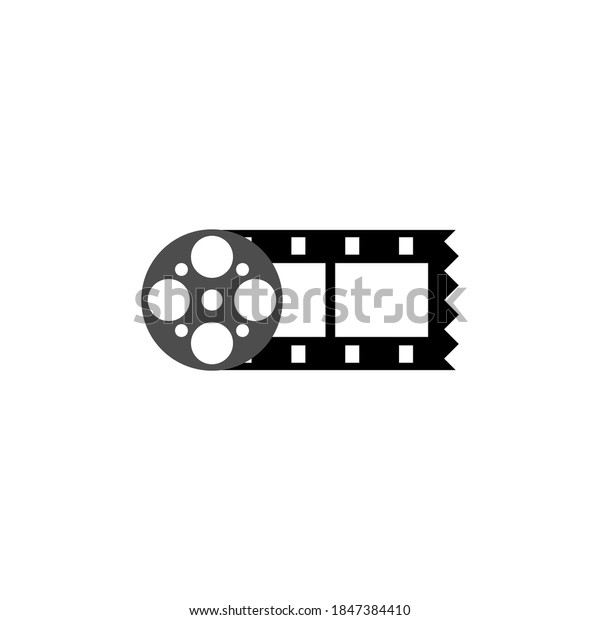 Illustration Vector Graphic Film Roll Logo Stock Vector (Royalty Free ...