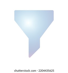 Ilustración Vector gráfico del icono Química de filtro. Apto para productos químicos, científicos, de laboratorio, etc.