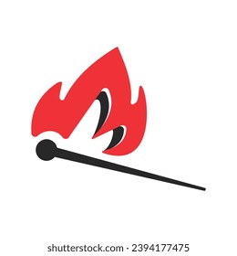 Illustration vector graphic of Fire Dragon Fly Logo
