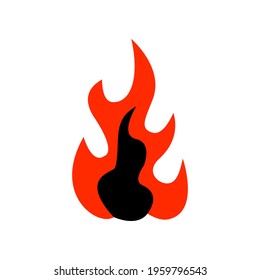 Illustration Vector graphic of fire icon