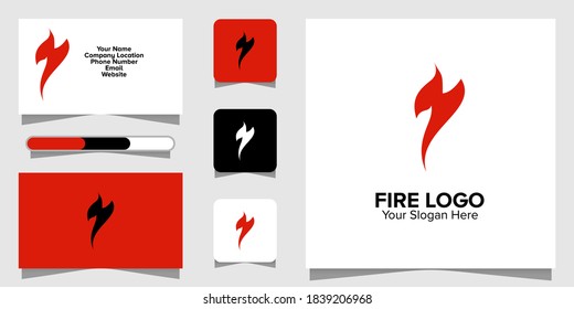 Ilustración Gráfica vectorial del logotipo del fuego. Perfecto para la compañía tecnológica