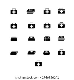 Illustration Vector graphic of first aid box icon