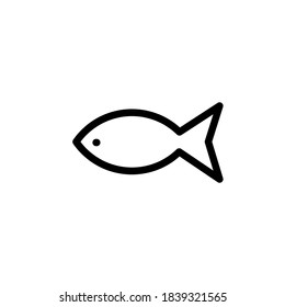 Illustration Vektorgrafik des Fischsymbol