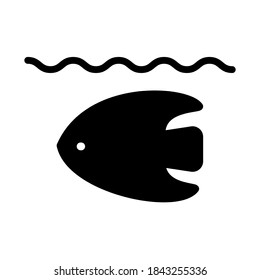 Illustration Vector graphic of fish icon