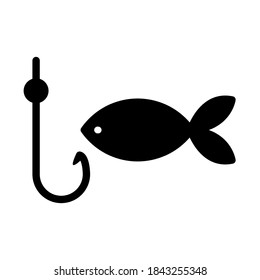 Ilustración Gráfico vectorial del icono de pescado