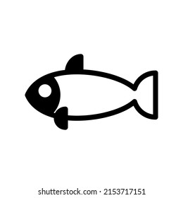 Illustration Vector graphic of fish icon template