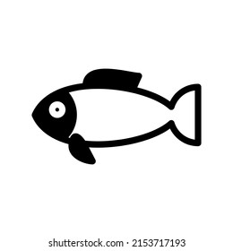 Ilustración Gráfico vectorial de la plantilla de icono de pescado