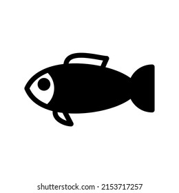 Illustration Vektorgrafik der Vorlage für das Fischsymbol