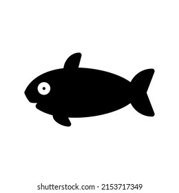 Illustration Vector graphic of fish icon template