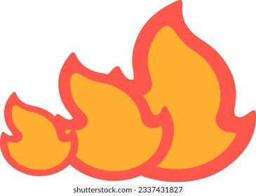Vektorgrafik von Flammensymbol