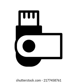 Illustration Vector Graphic of Flash disk icon template
