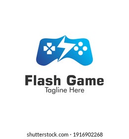 Illustration Vector Graphic of Flash Game Logo . Perfect to use for Technology Company