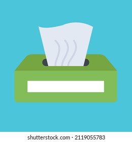 illustration vector graphic of flat design tissue 