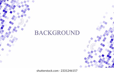 Vektorgrafik auf flachem geometrischem Hintergrund